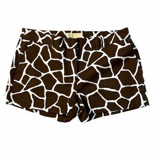 MICHAEL Michael Kors Brown and White Patterned Shorts
